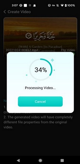 processing video