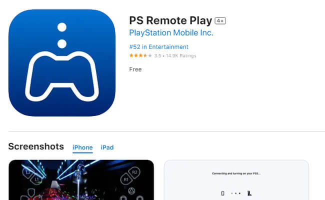 ps remote play app