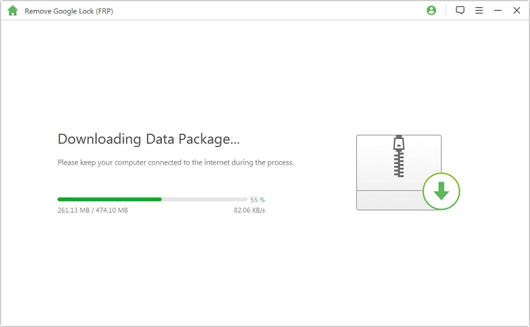 extract data pacakge to unlock google frp lock