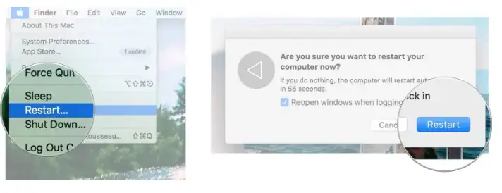 restart your Mac