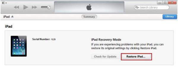 fix iPad passcode not working via recvoery mode