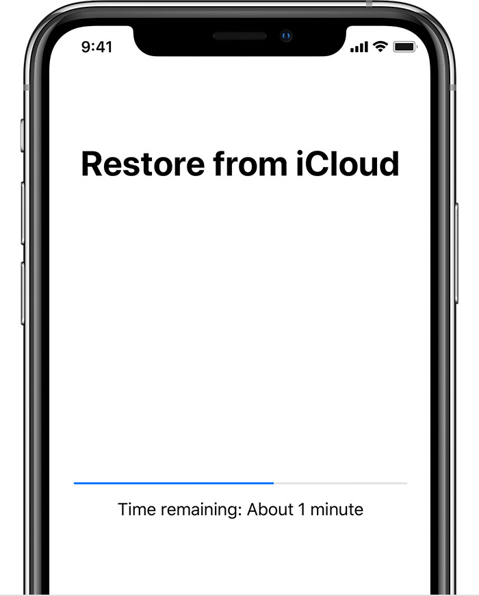 restore icloud backup