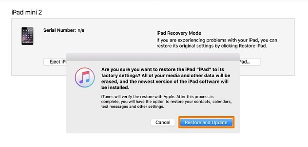 restore ipad in dfu mode