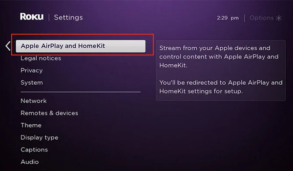 roku airplay apple airplay homekit