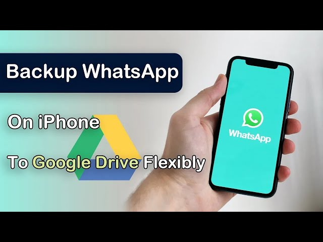 backup whatsapp on iphone to google drive via gmail