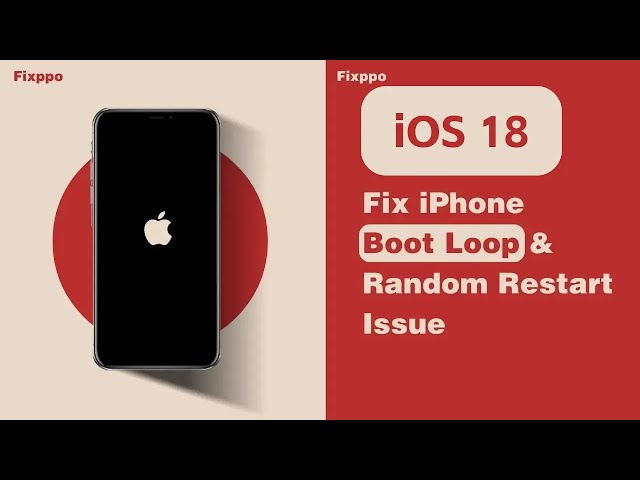 fix iPhone stuck in boot loop