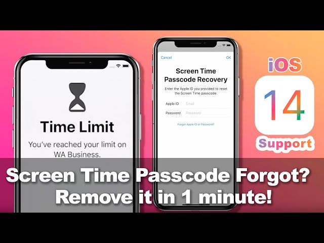 forgot screen time passcode