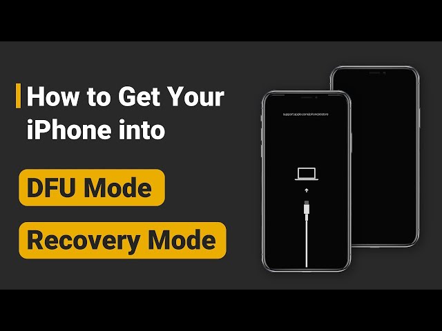 get iPhone into dfu mode