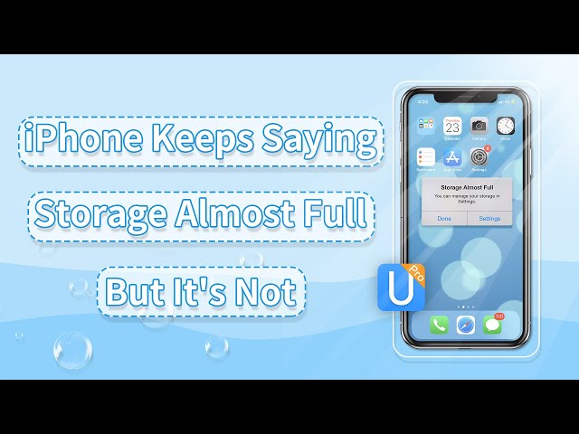 iphone keeps saying storage full but it's not