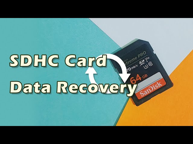 Best SDHC card data recovery