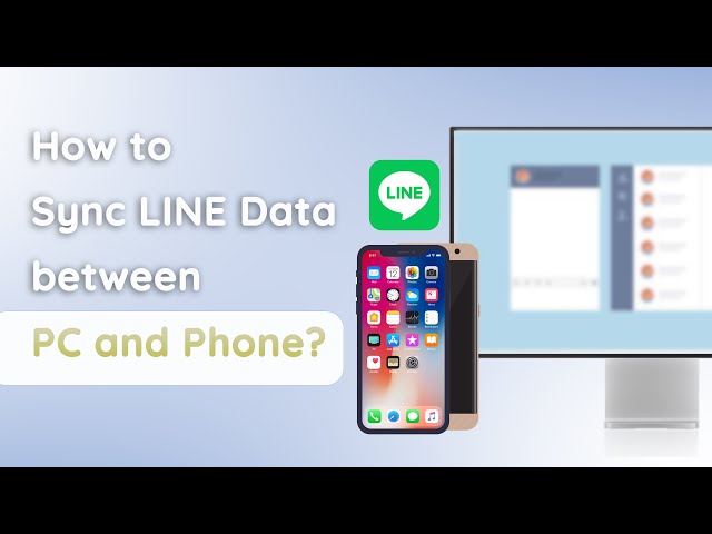 transfer line data between computer and phone