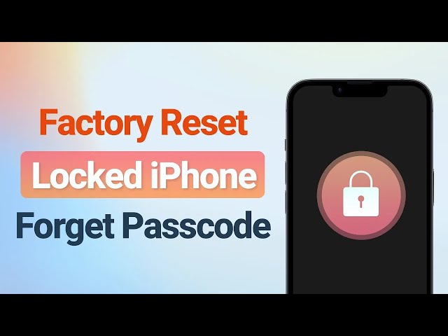 reset iphone to factory settings without passcode