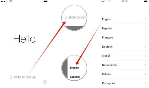 Choose your preferred language