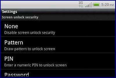 create a new huawei phone password