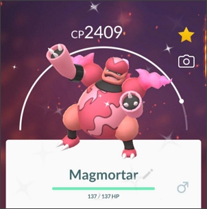 Shiny Magmortar