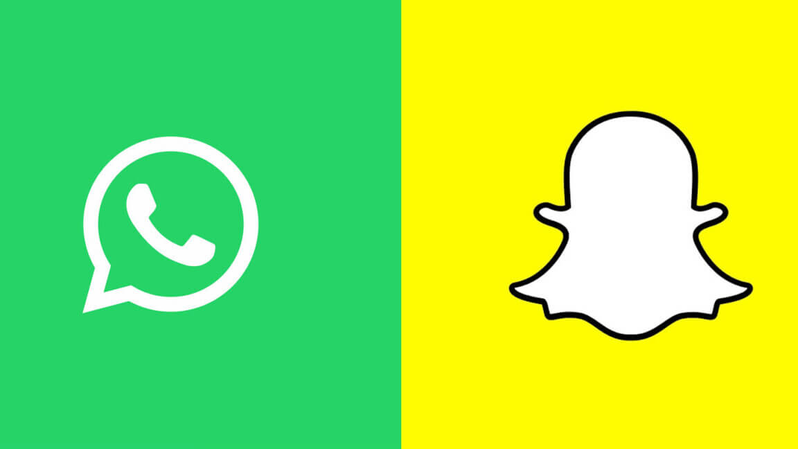 snapchat and whatsapp