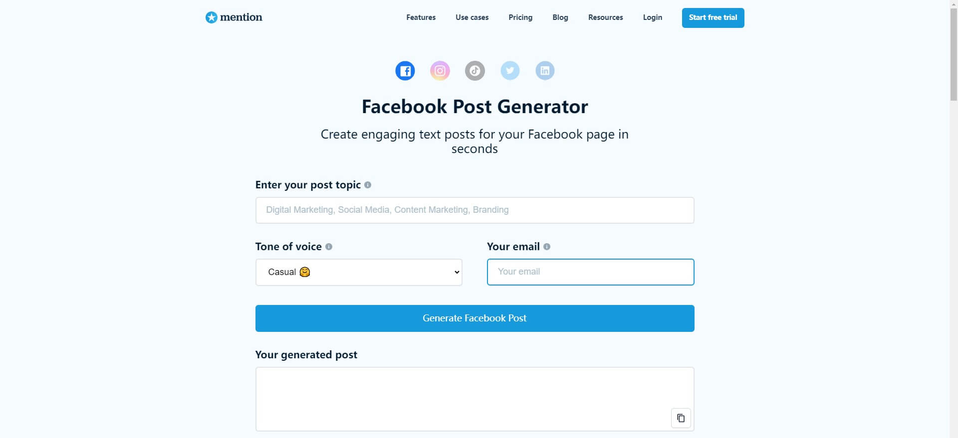 social media management tool- Mention