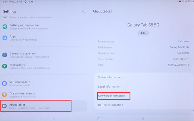 about tablet soft information