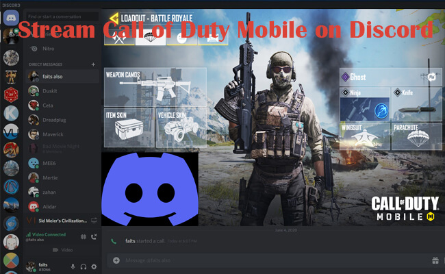 stream cod mobile