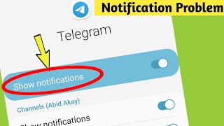 Telegram Notifications not working