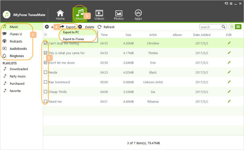 transfer ringtones on TunesMate