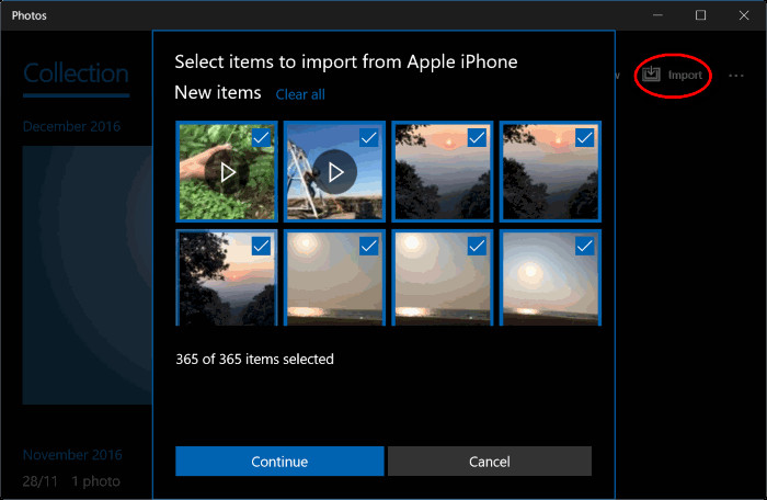 transfer photos from iPhone to PC