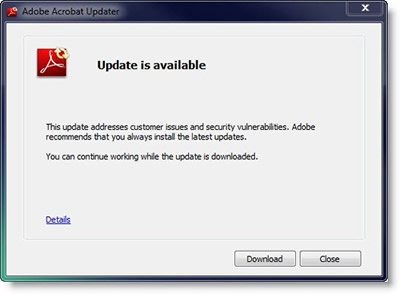 update adobe acrobat