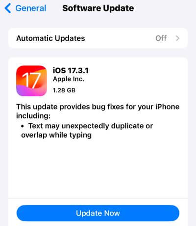 update iphone to the latest ios version