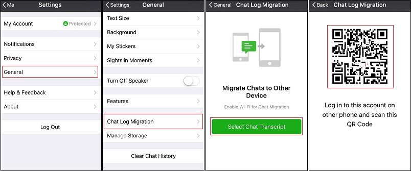 Transfer iPhone WeChat Chat to Another Phone