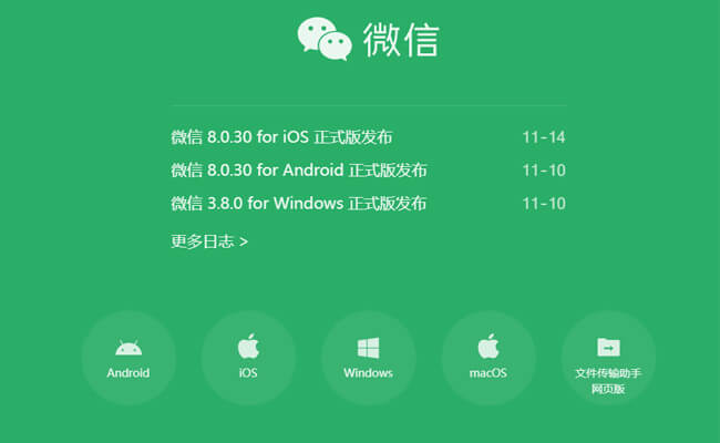 wechat website