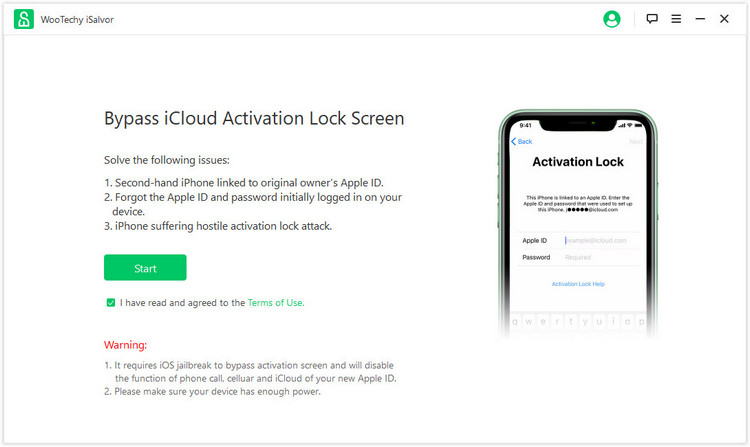 wootechy isalvor bypass activation lock start