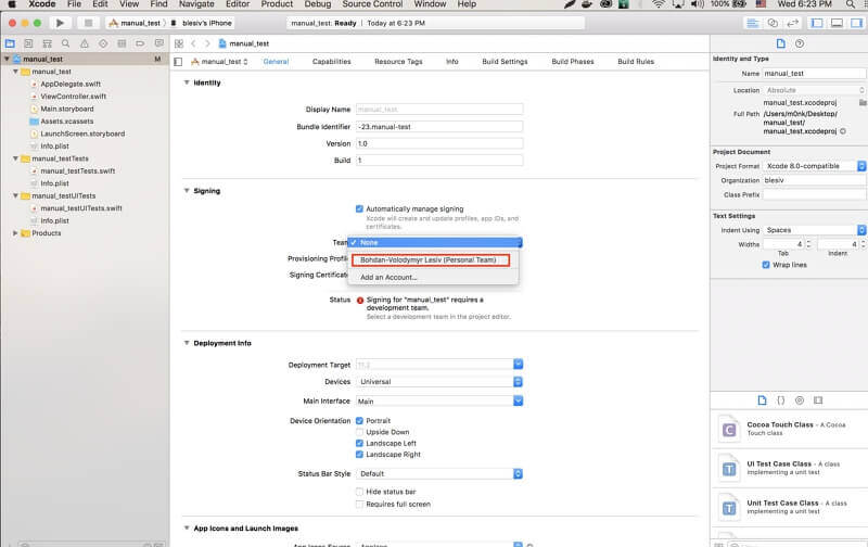 xcode building process