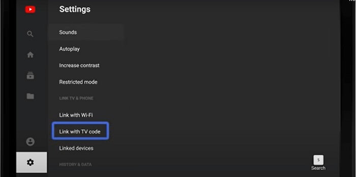 youtube tv setting