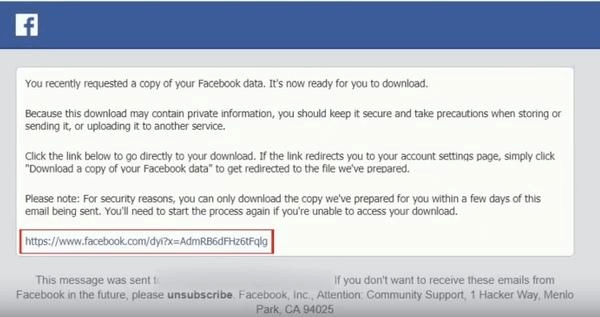 access facebook data