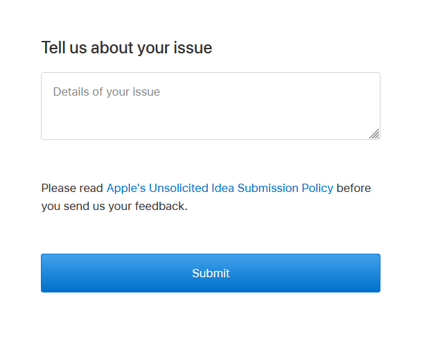 apple customer support