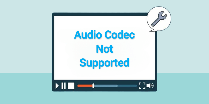 audio codec not supported