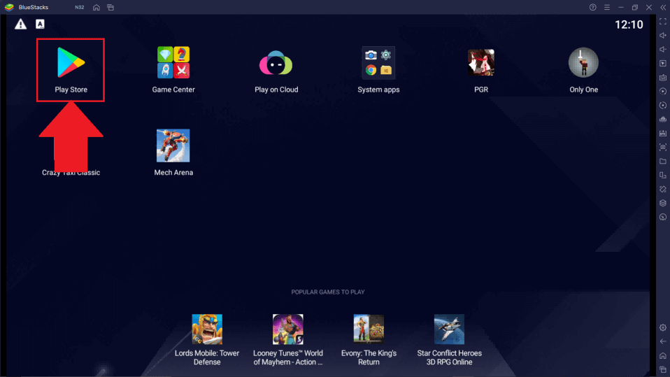 bluestacks playstore