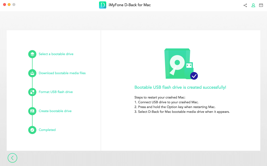 bootable usb drive created successfully mac