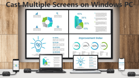 cast multiple screens on pc