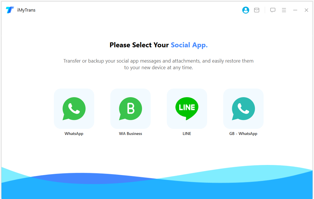 transfer various social apps