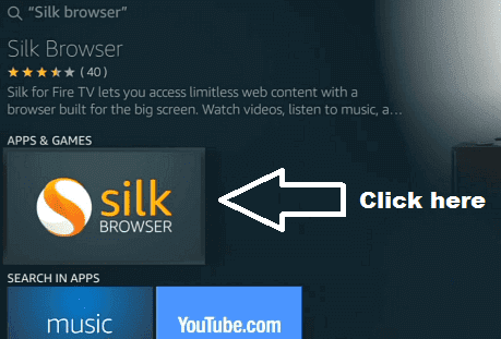 click silk browser