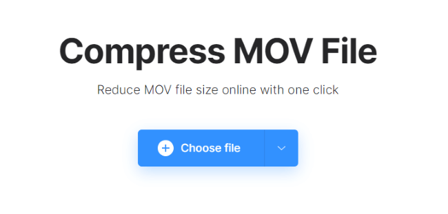 clideo compress mov file 