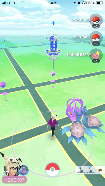 Teleport in Pokemon Go 