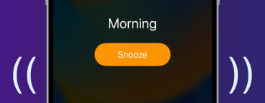 customize alarm successful