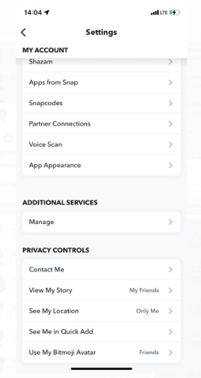 customize your snapchat pin icon click on manage