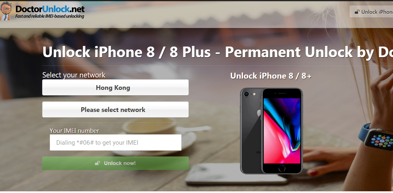 unlock iPhone at doctorunlock website