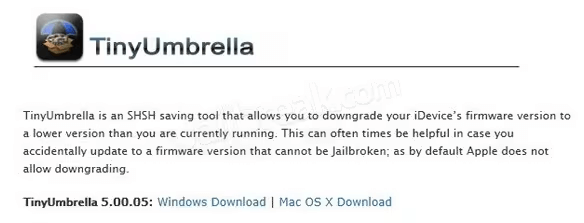 download and install tinyunbrella