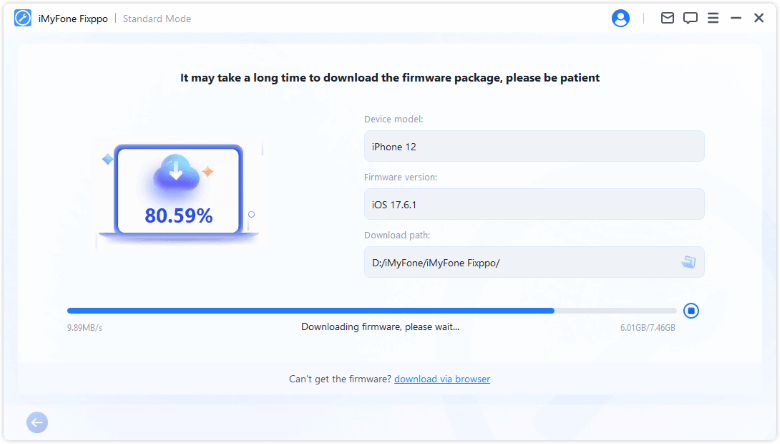 fixppo extract firmware under standard mode