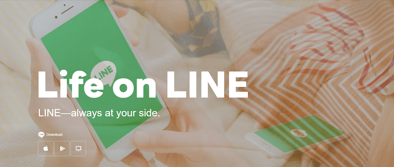 download line app on web