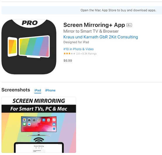 download screen mirroring app